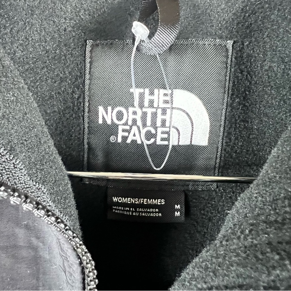 NEW The North Face Black Denali Crop Jacket - Black - Picture 3 of 8